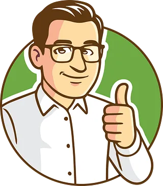 MPU Maskottchen mit Daumen nach oben